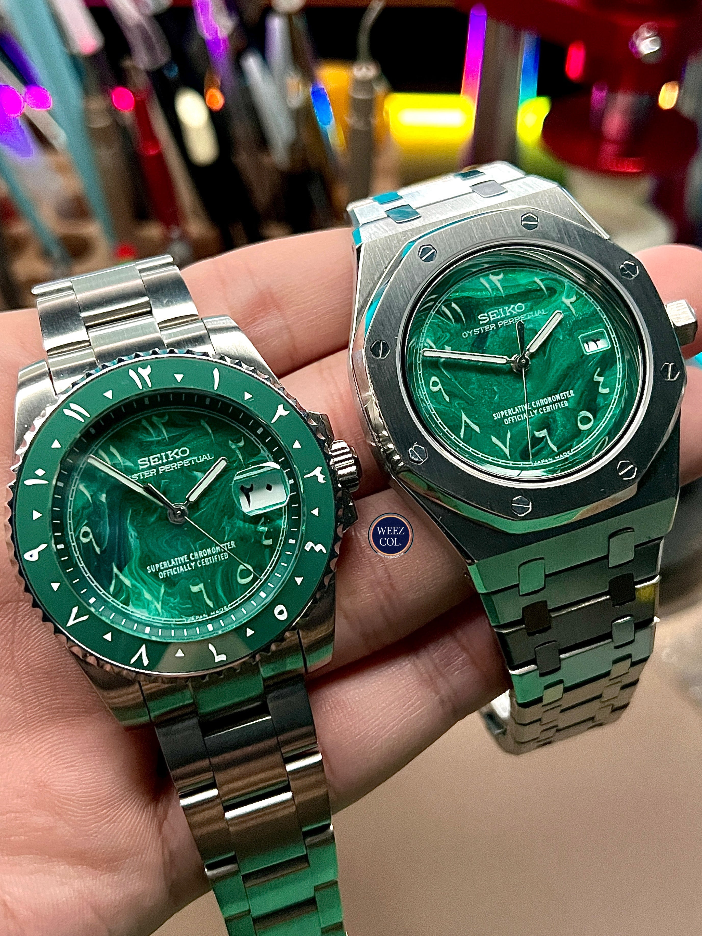 Seiko Royal Oak: Green Arabic