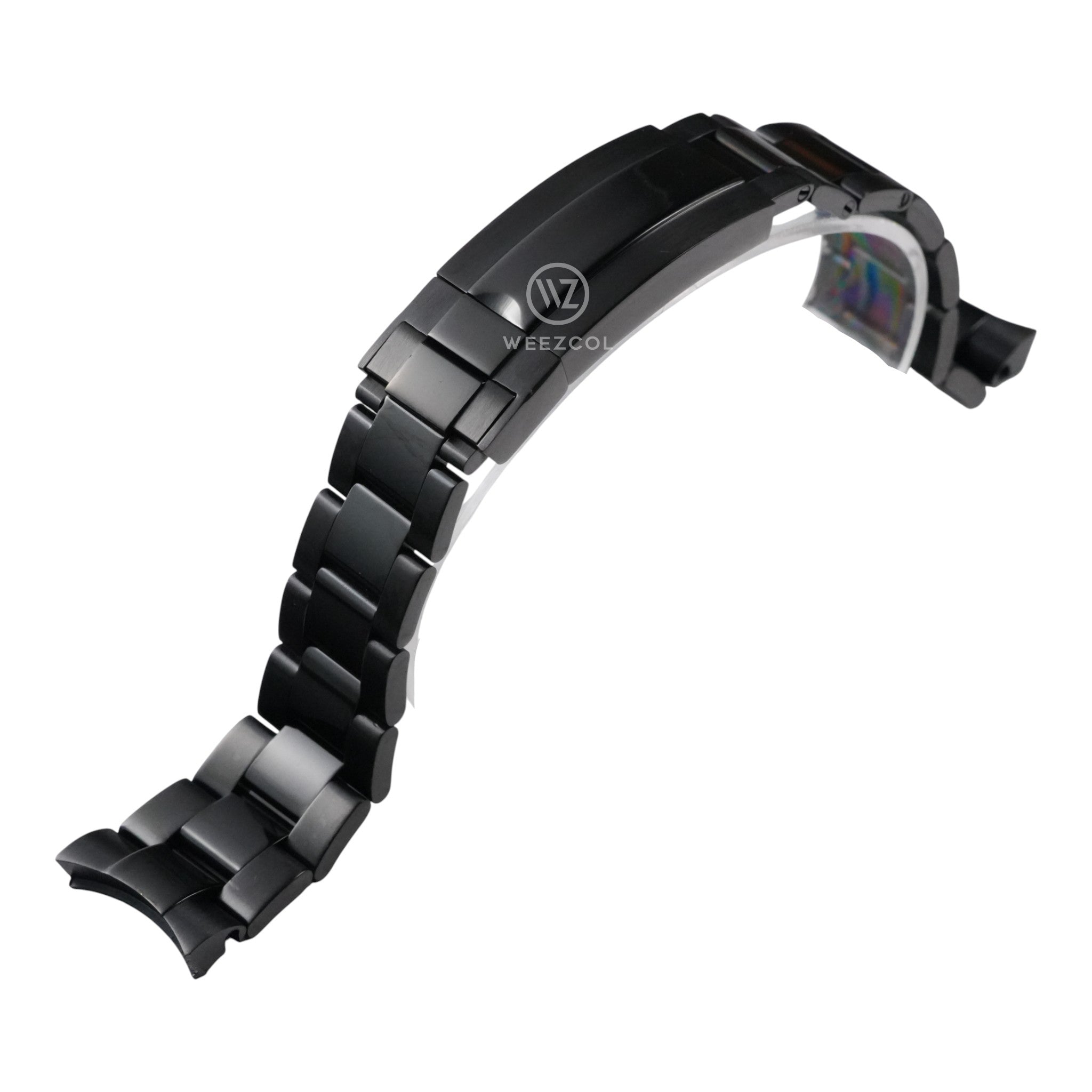 Oyster: Brushed/Polished Black Bracelet