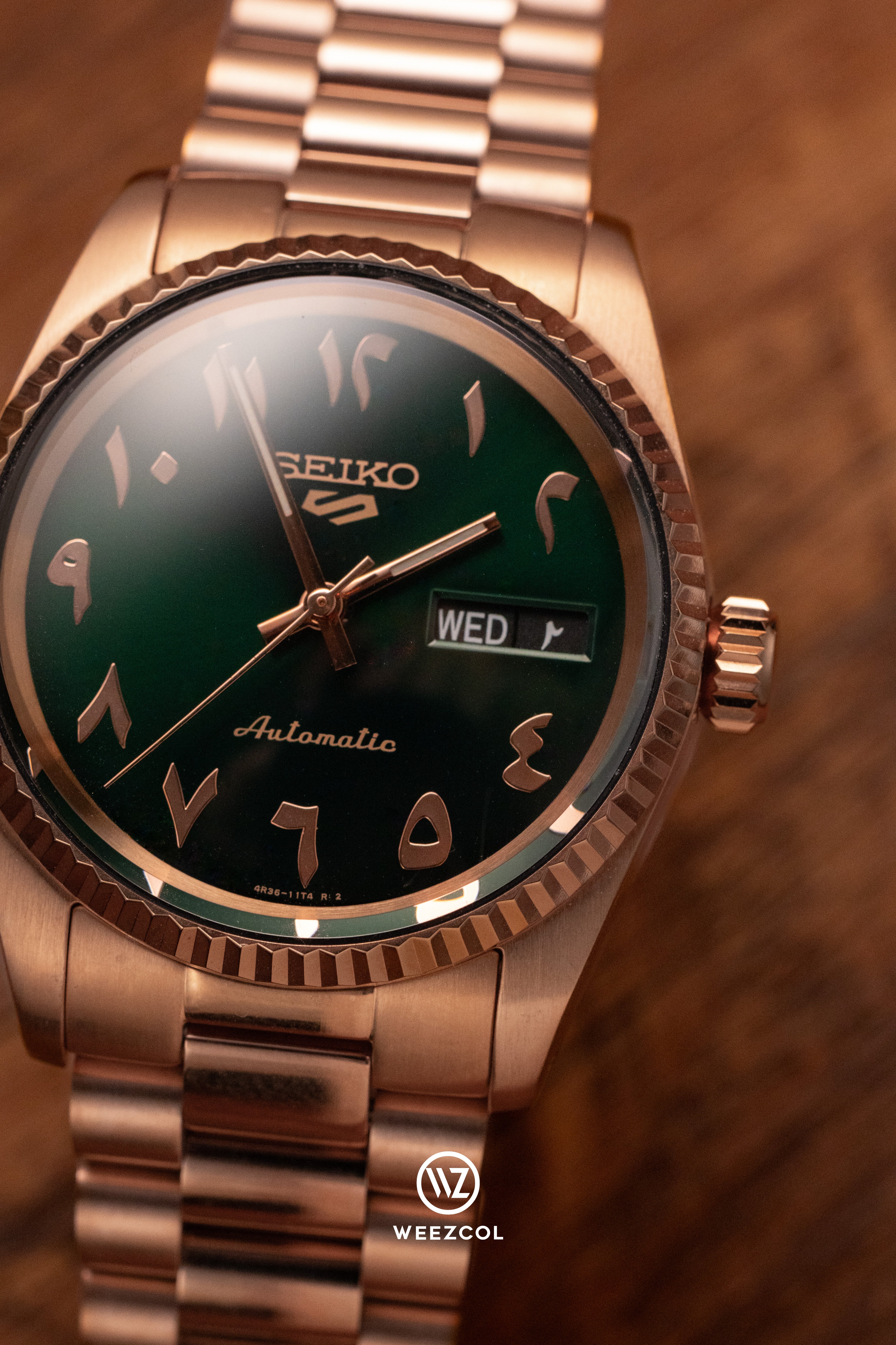 Seiko Arabic: SRPH49 in Fluted Case
