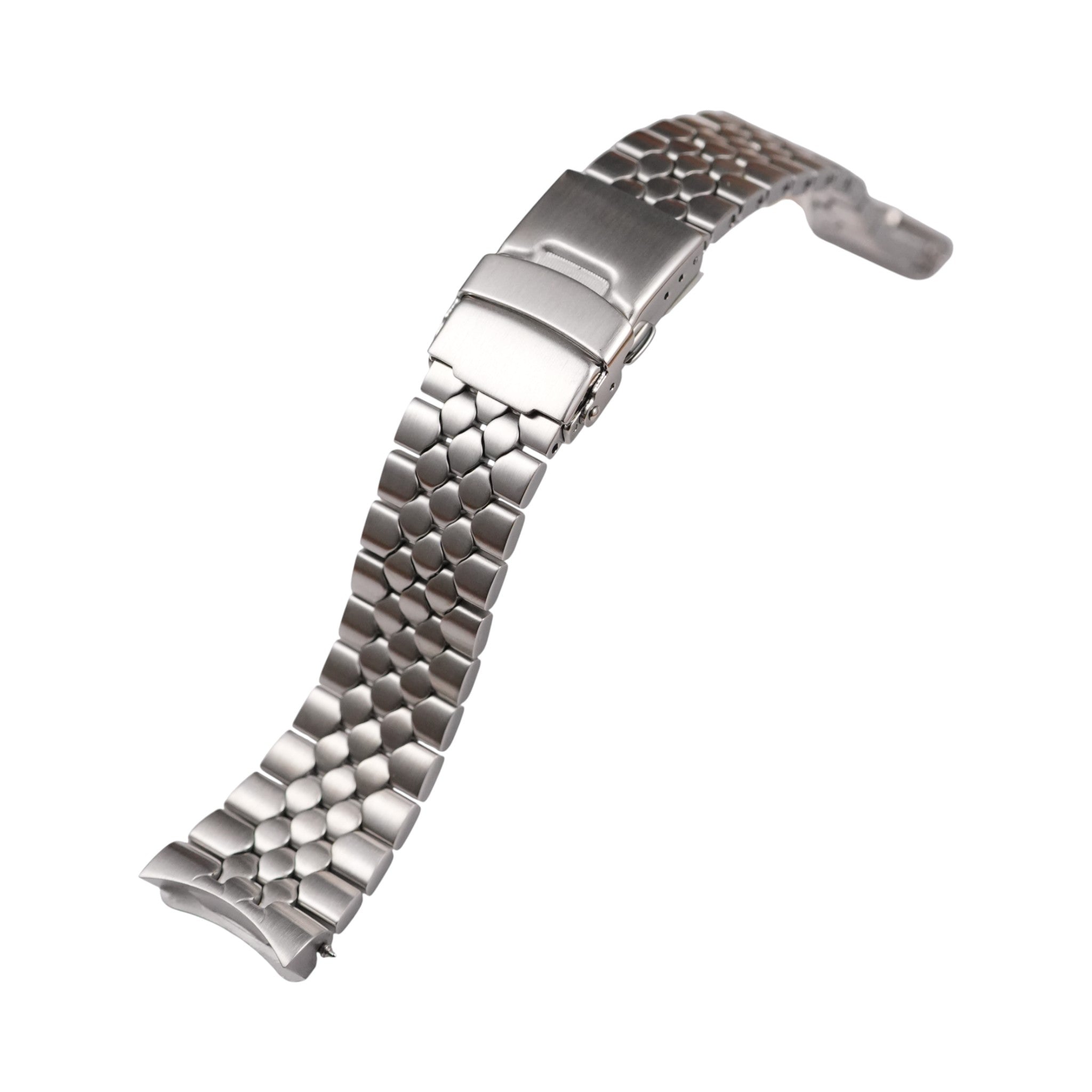 SKX007/SRPD Snakeskin Hexad: Brushed Silver Bracelet