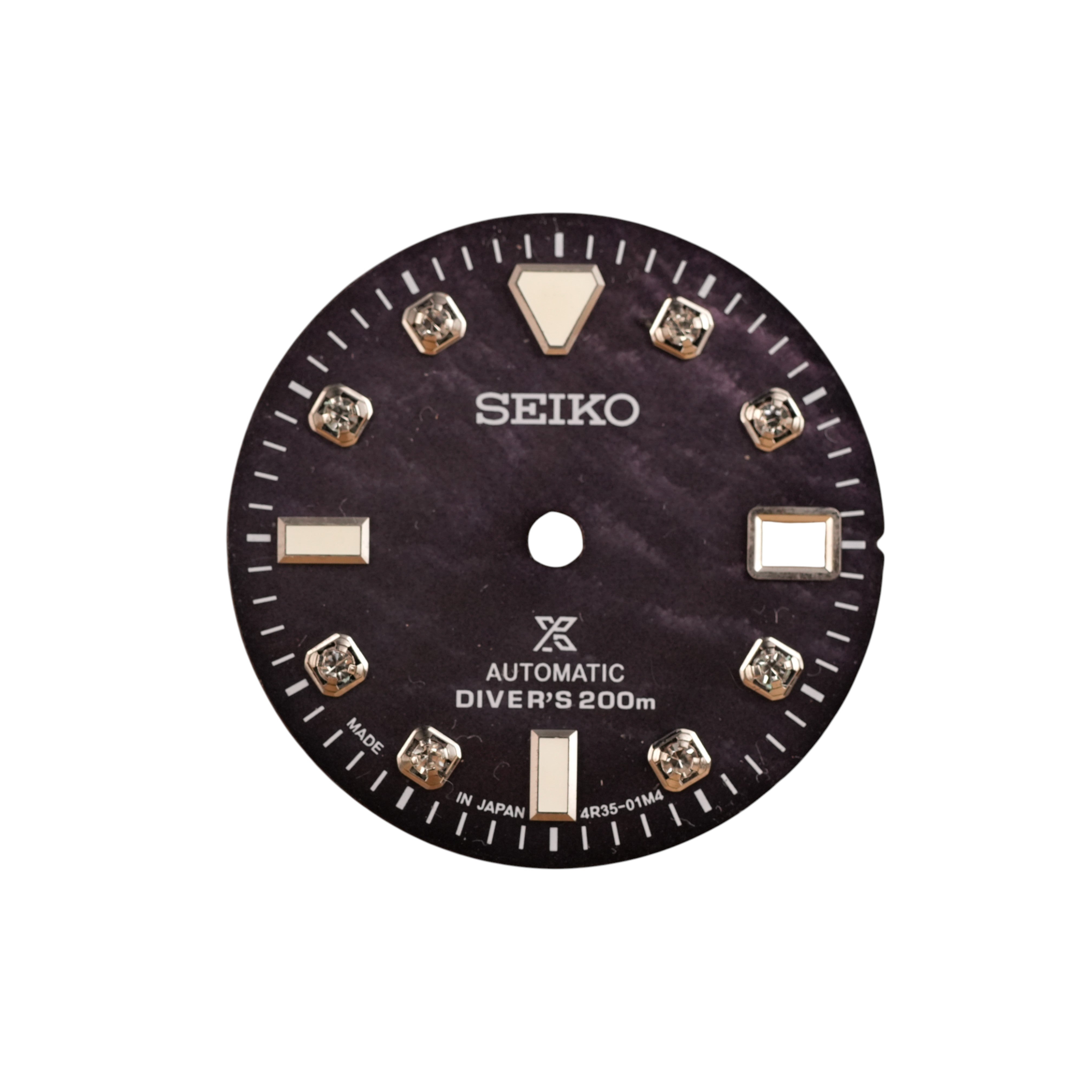 Diamonds: Purple Mother-Of-Pearl Dial