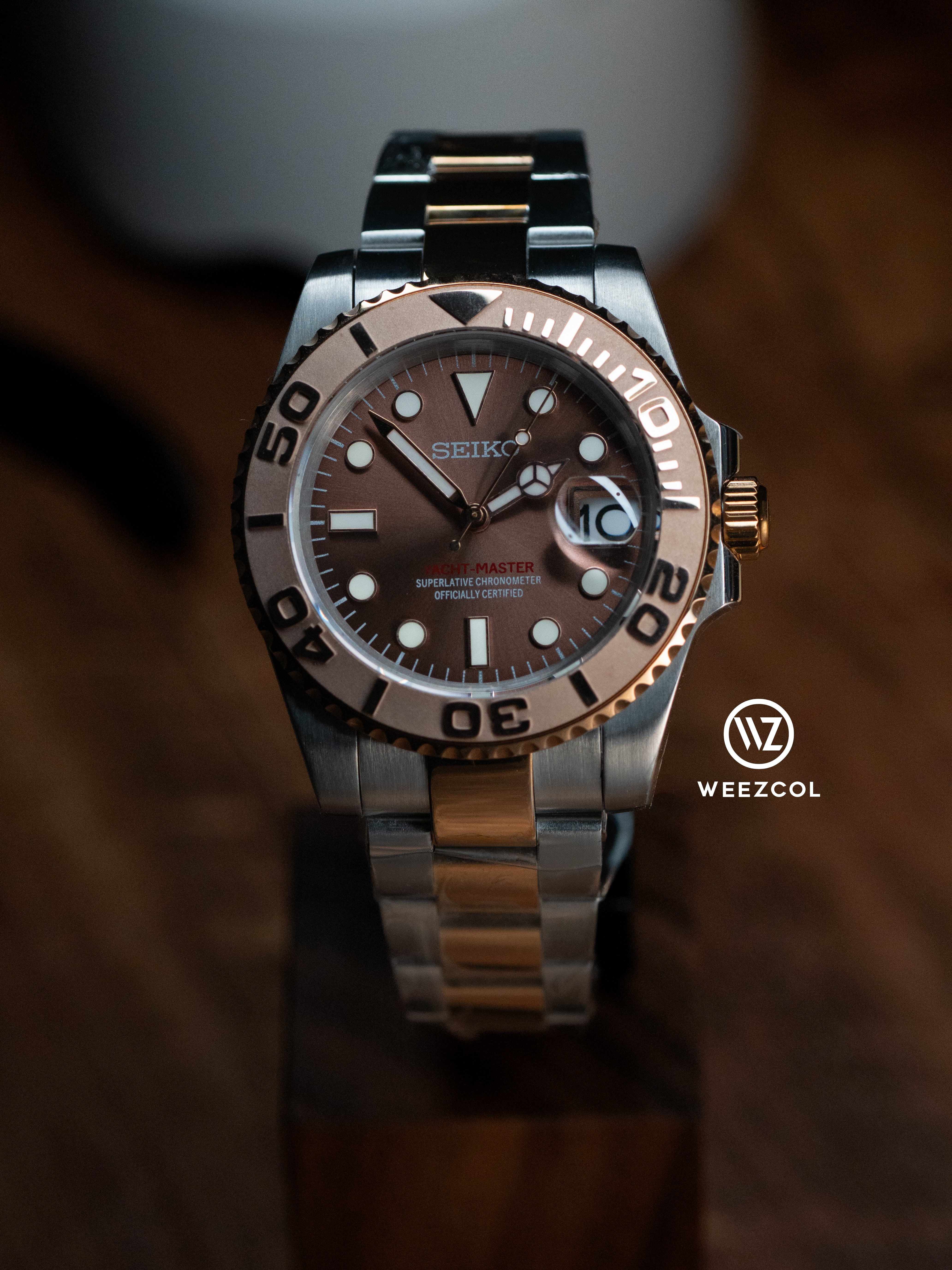 Seiko Yachtmaster: Two-Tone Rose Gold