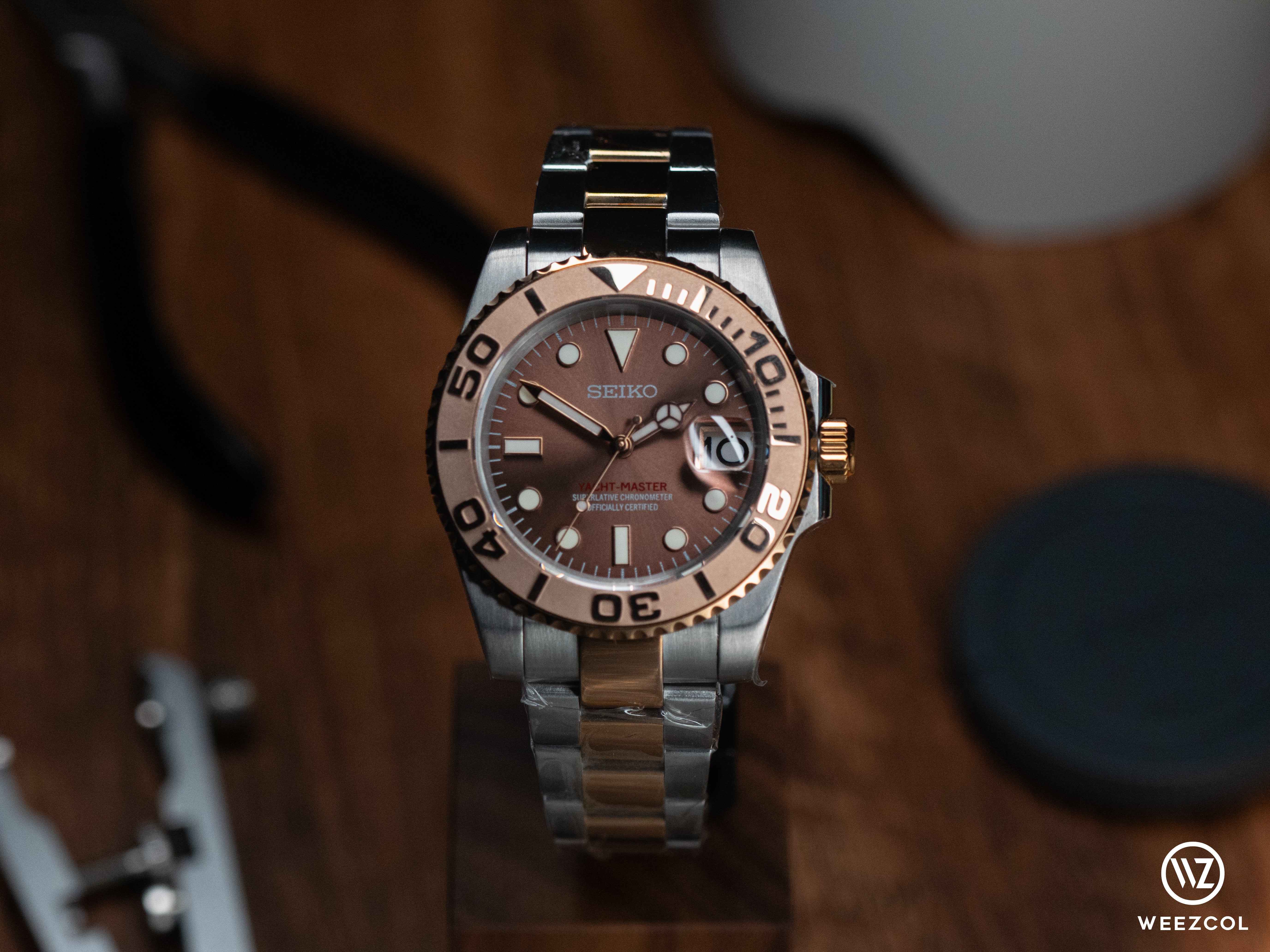 Seiko Yachtmaster: Two-Tone Rose Gold