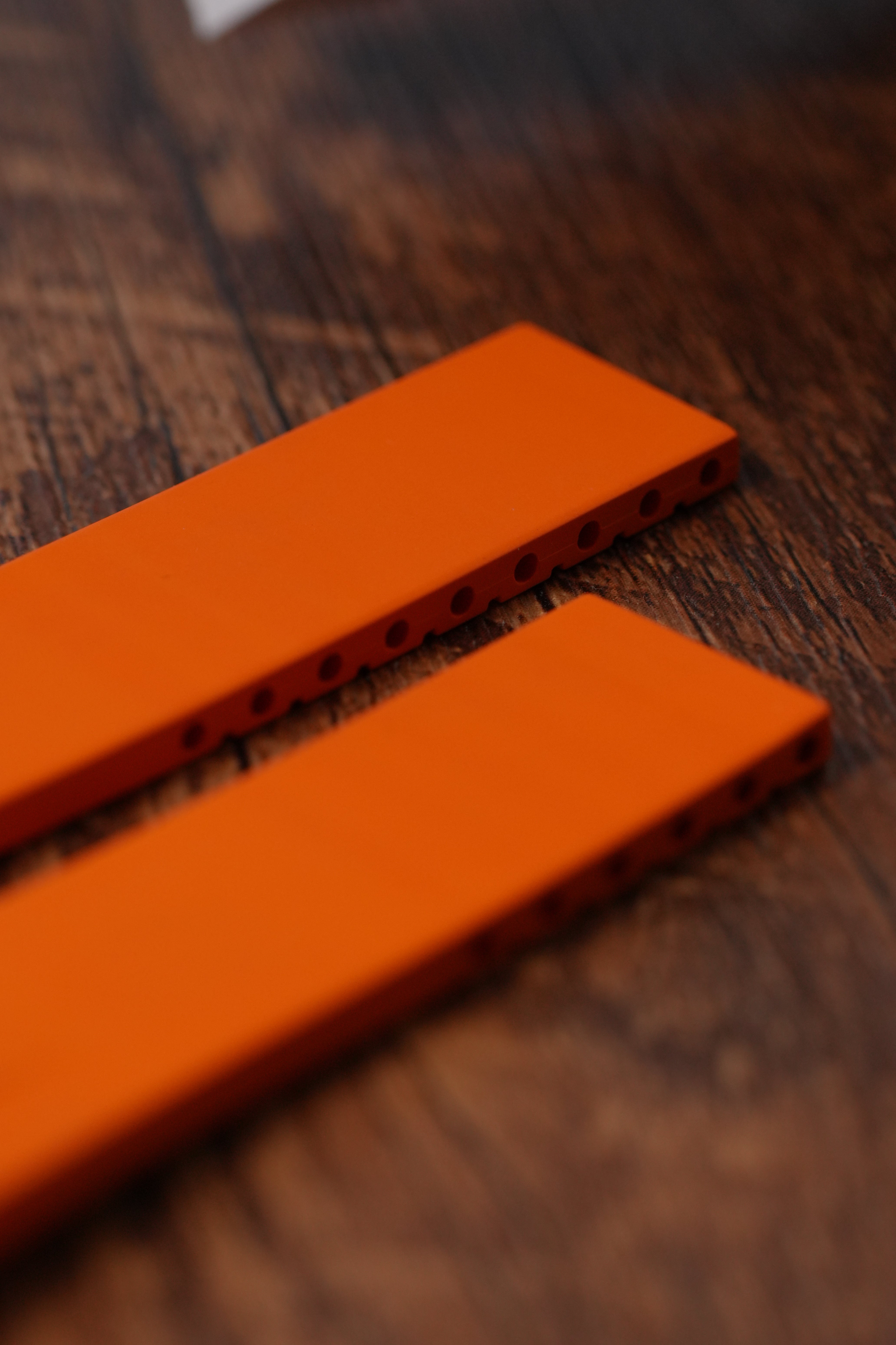 SKX/SRPD FKM: Orange Rubber Strap