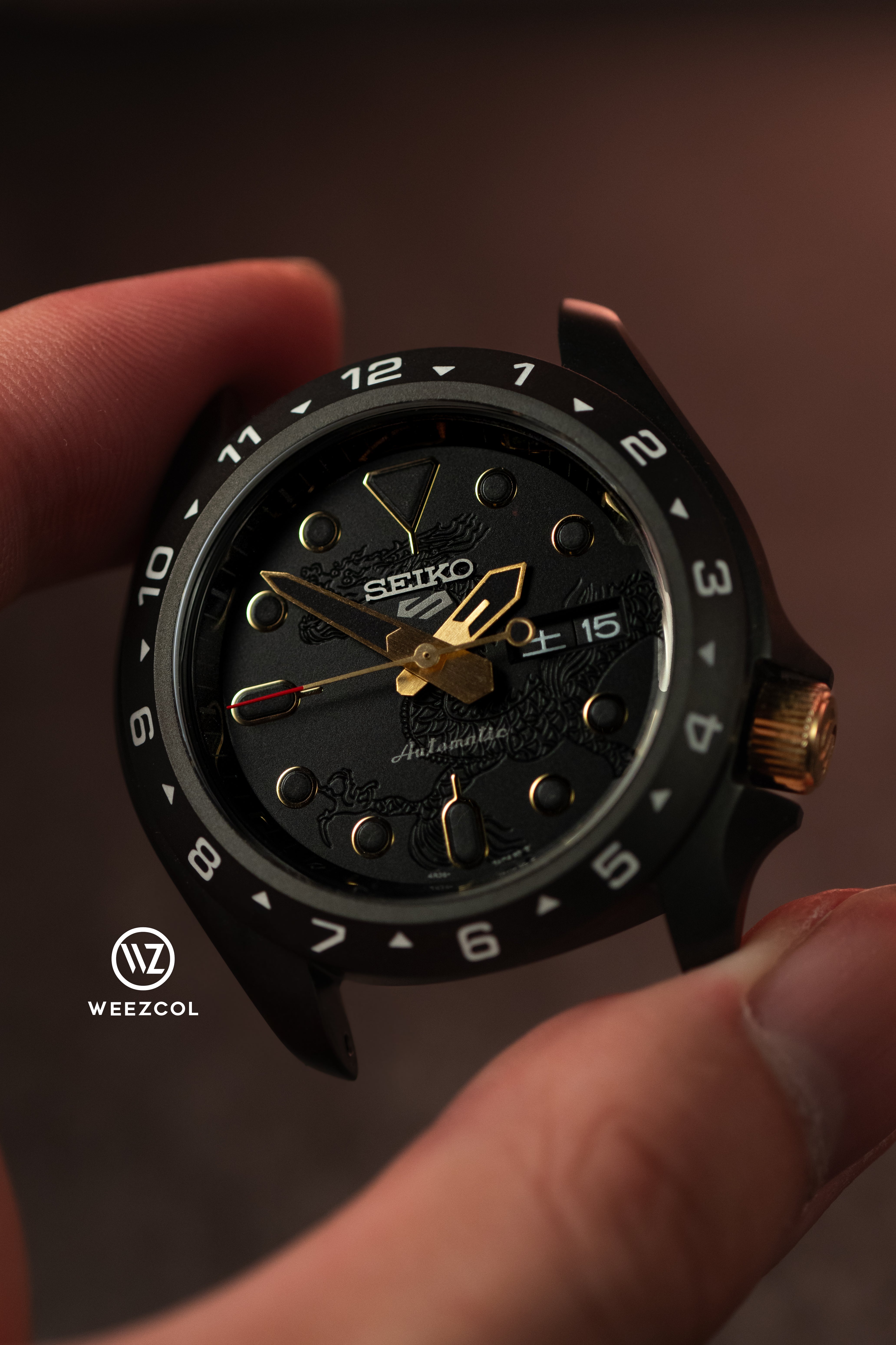 SKX007 SRPK39: Bruce Lee in Matte Black