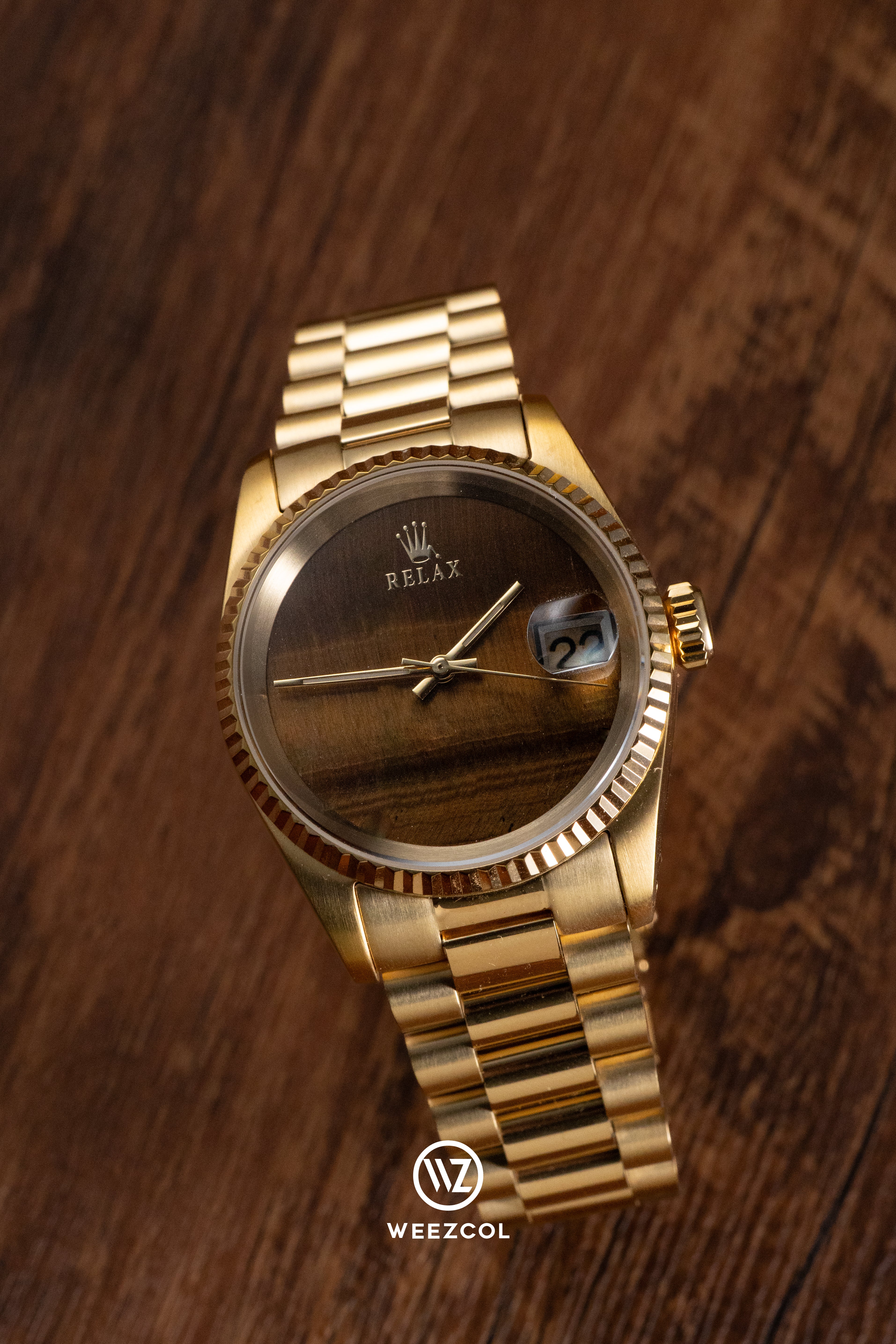 Relax Presidential: 'Tiger Eye' in Fluted Case