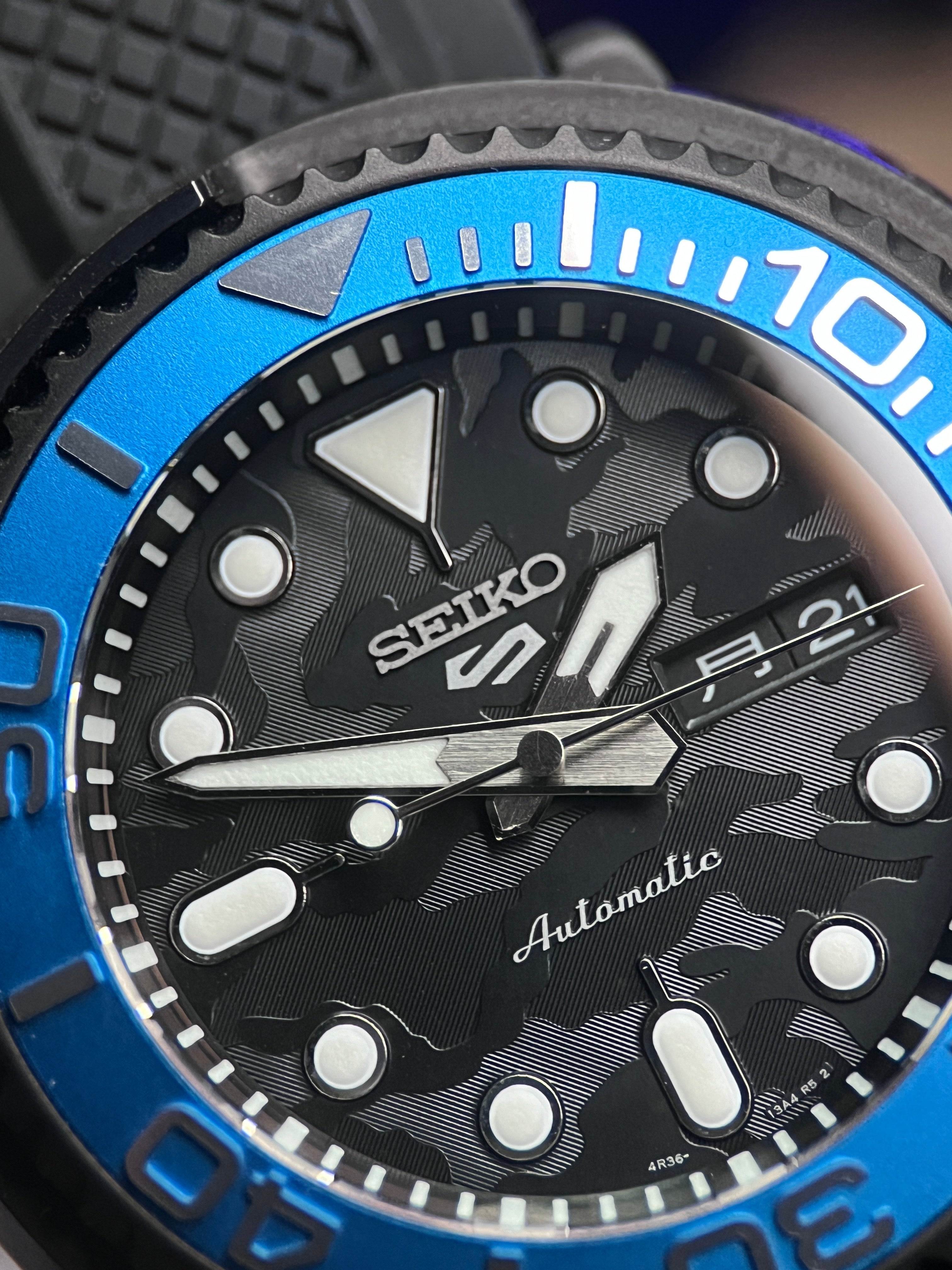 SKX007 Tuna: SRPJ39 Matte Black