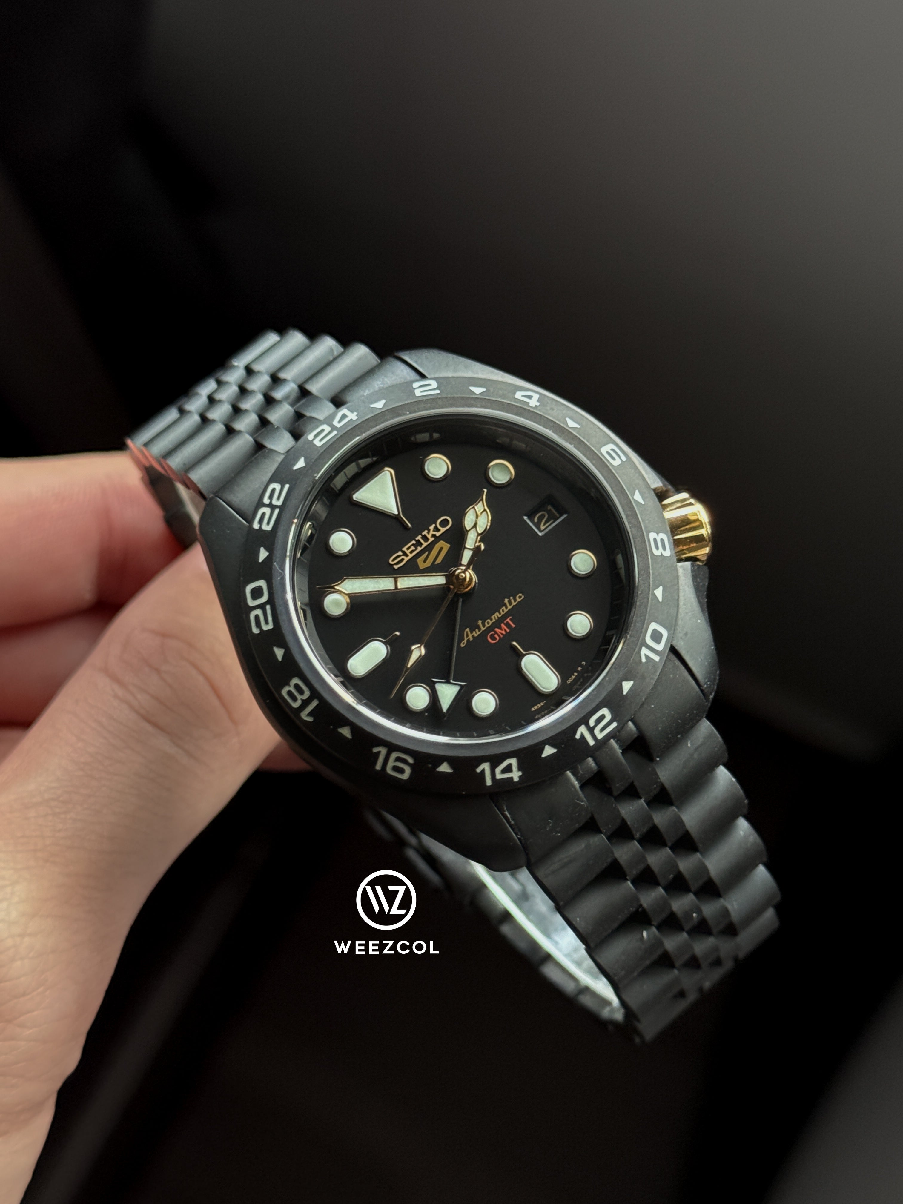 SKX007 GMT: SSK036 Matte Black