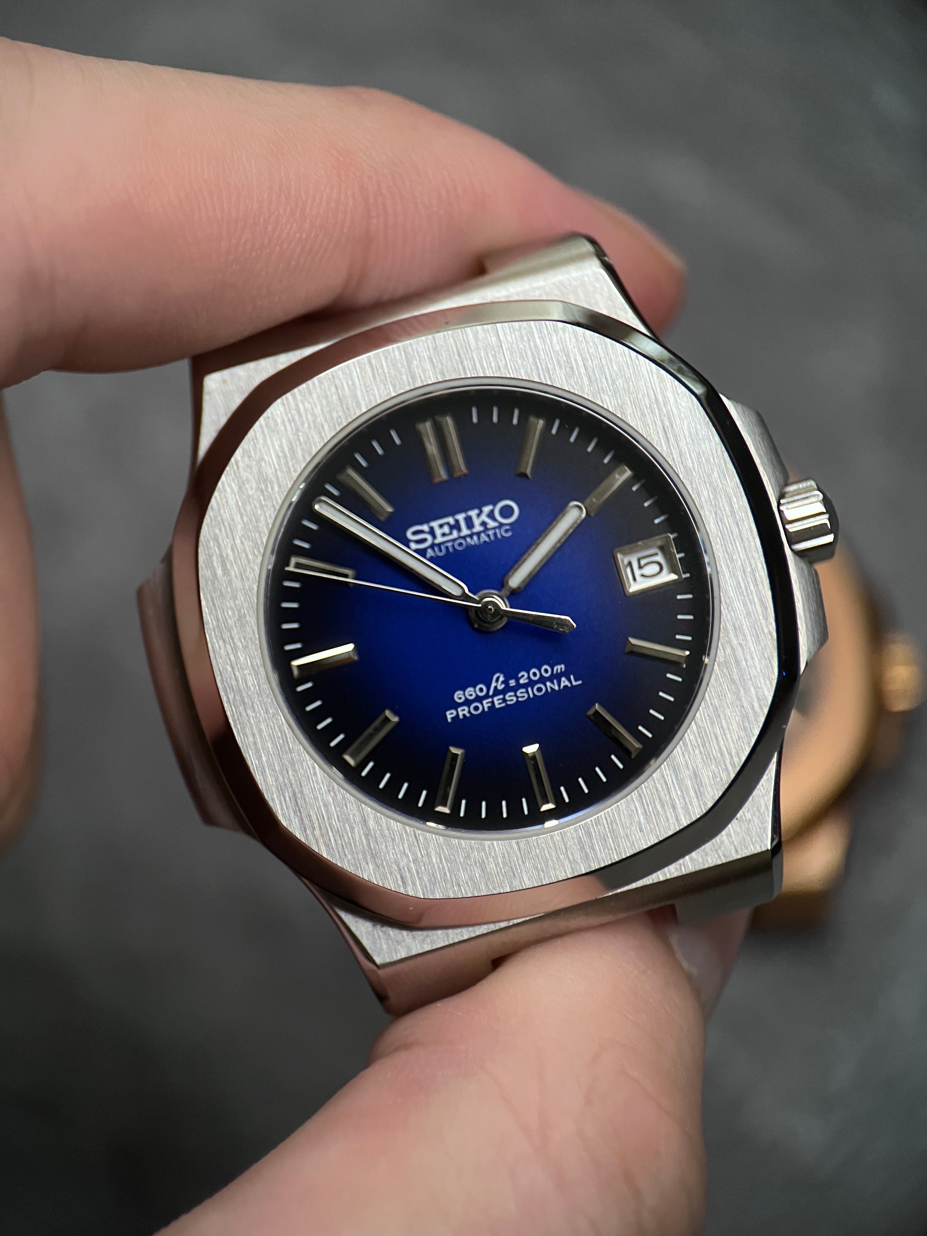 Seiko Nautilus: Sunburst Blue