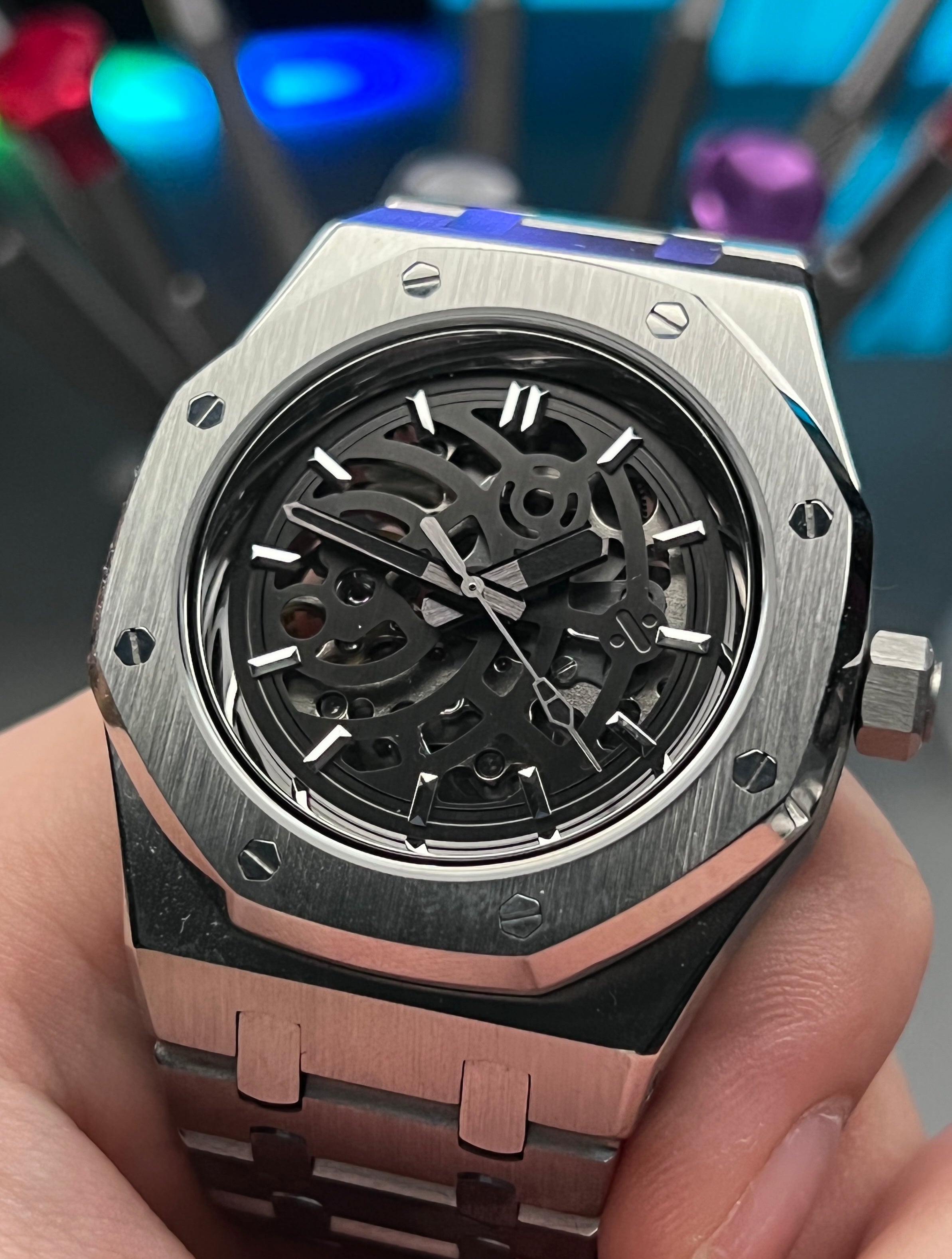 Seiko Royal Oak: Skeleton in Gunmetal