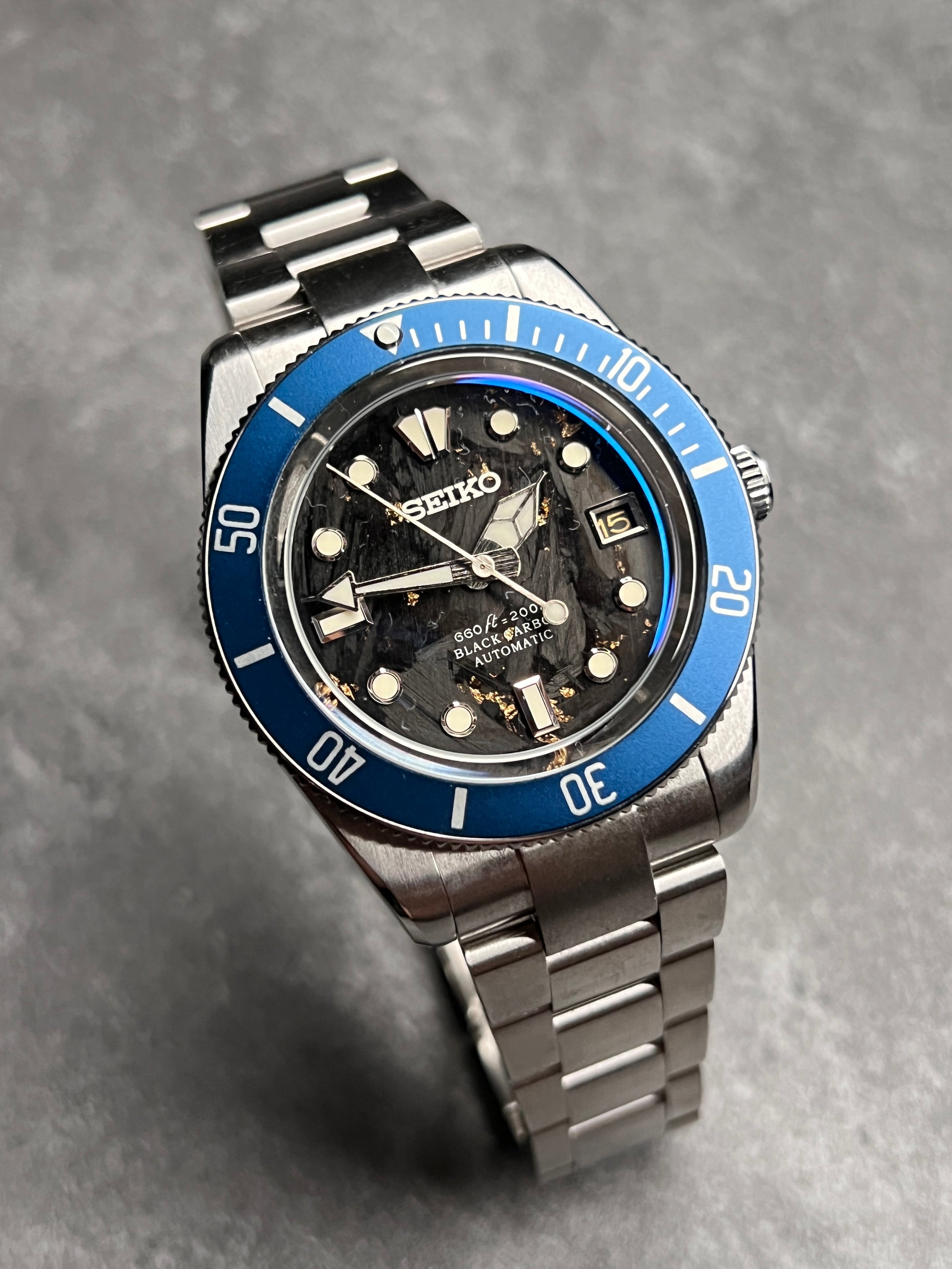 Seiko BB58: Blue Bay Carbon Fiber