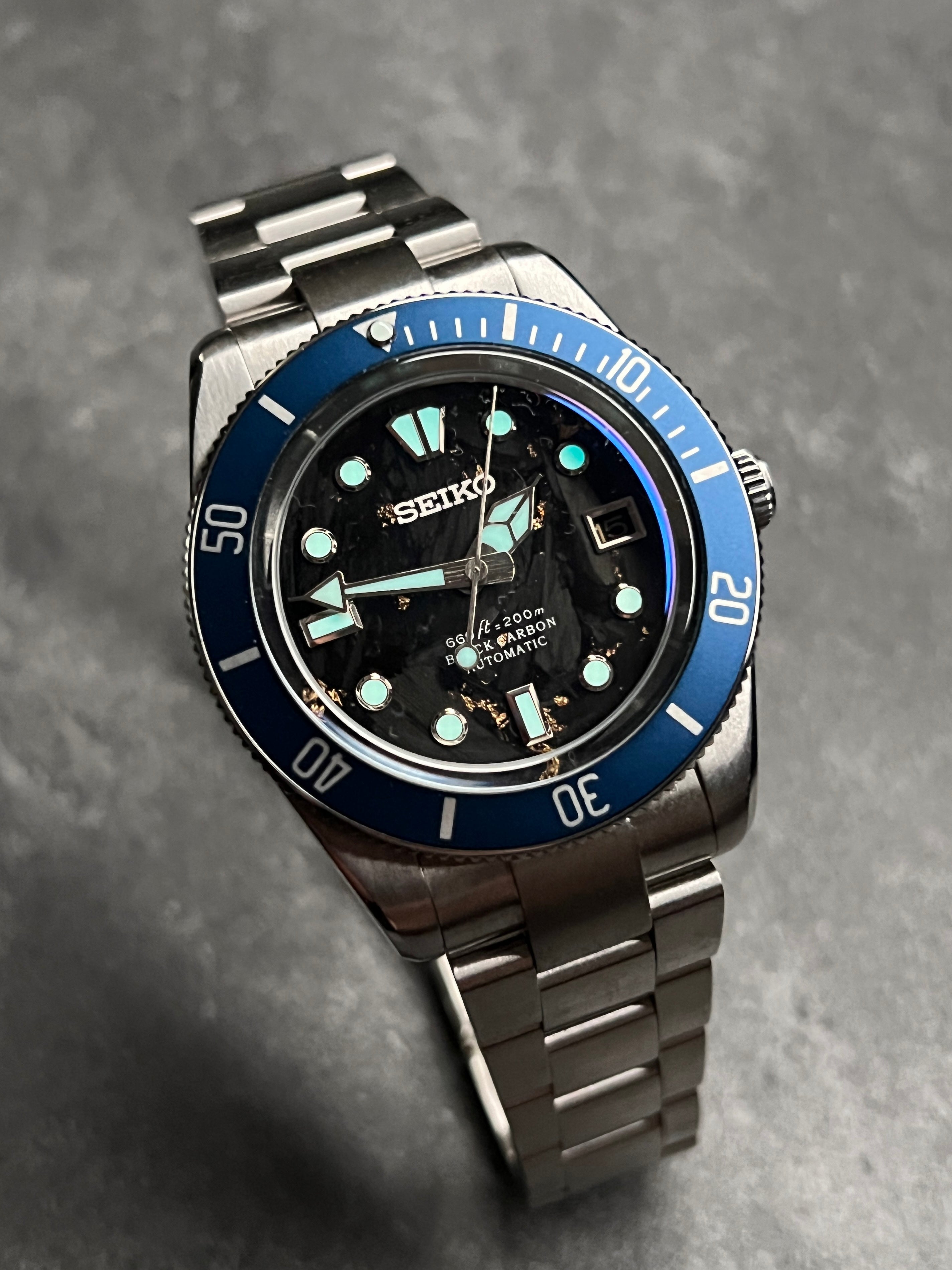 Seiko BB58: Blue Bay Carbon Fiber