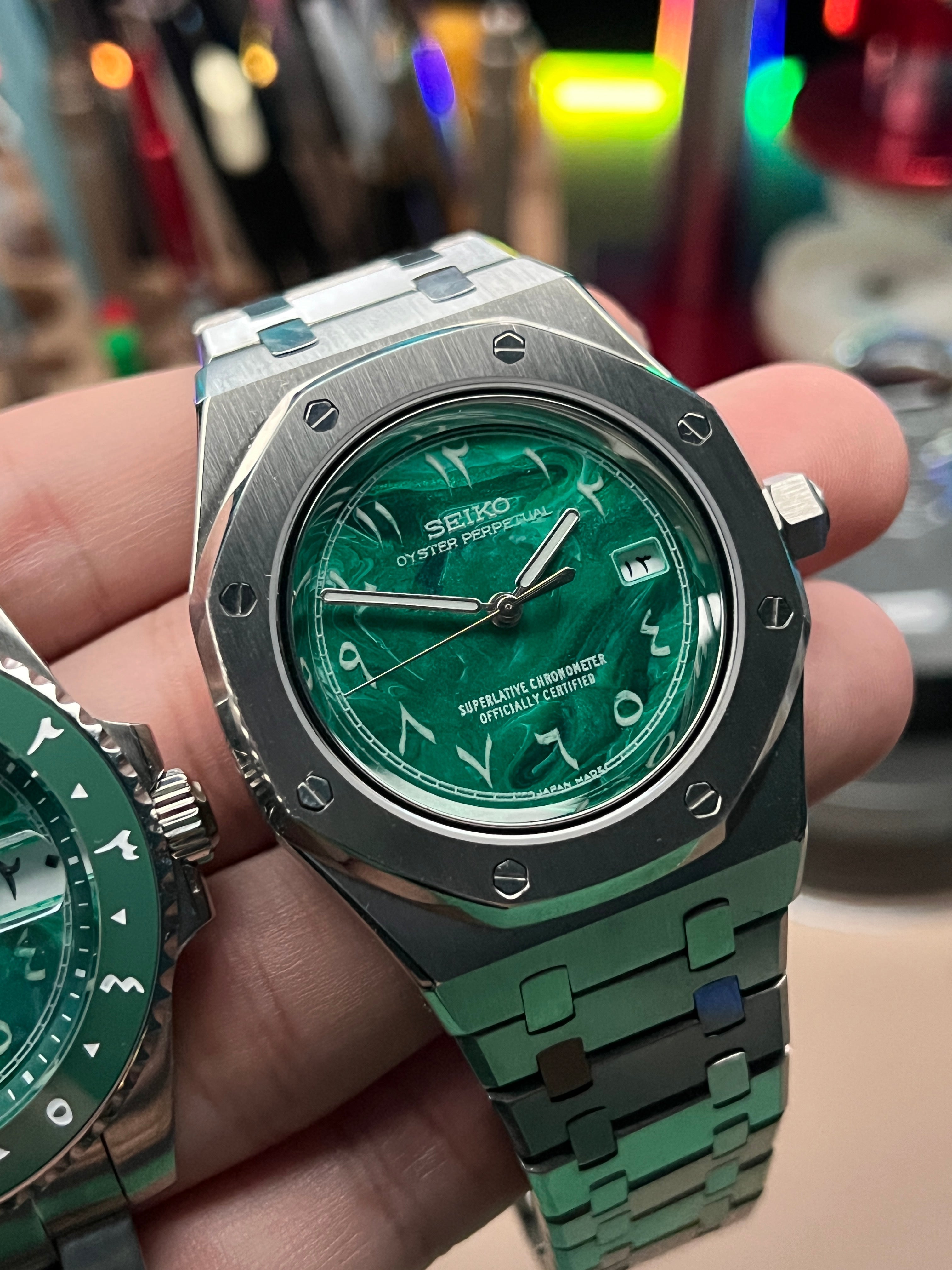 Seiko Royal Oak: Green Arabic – WEEZCOL
