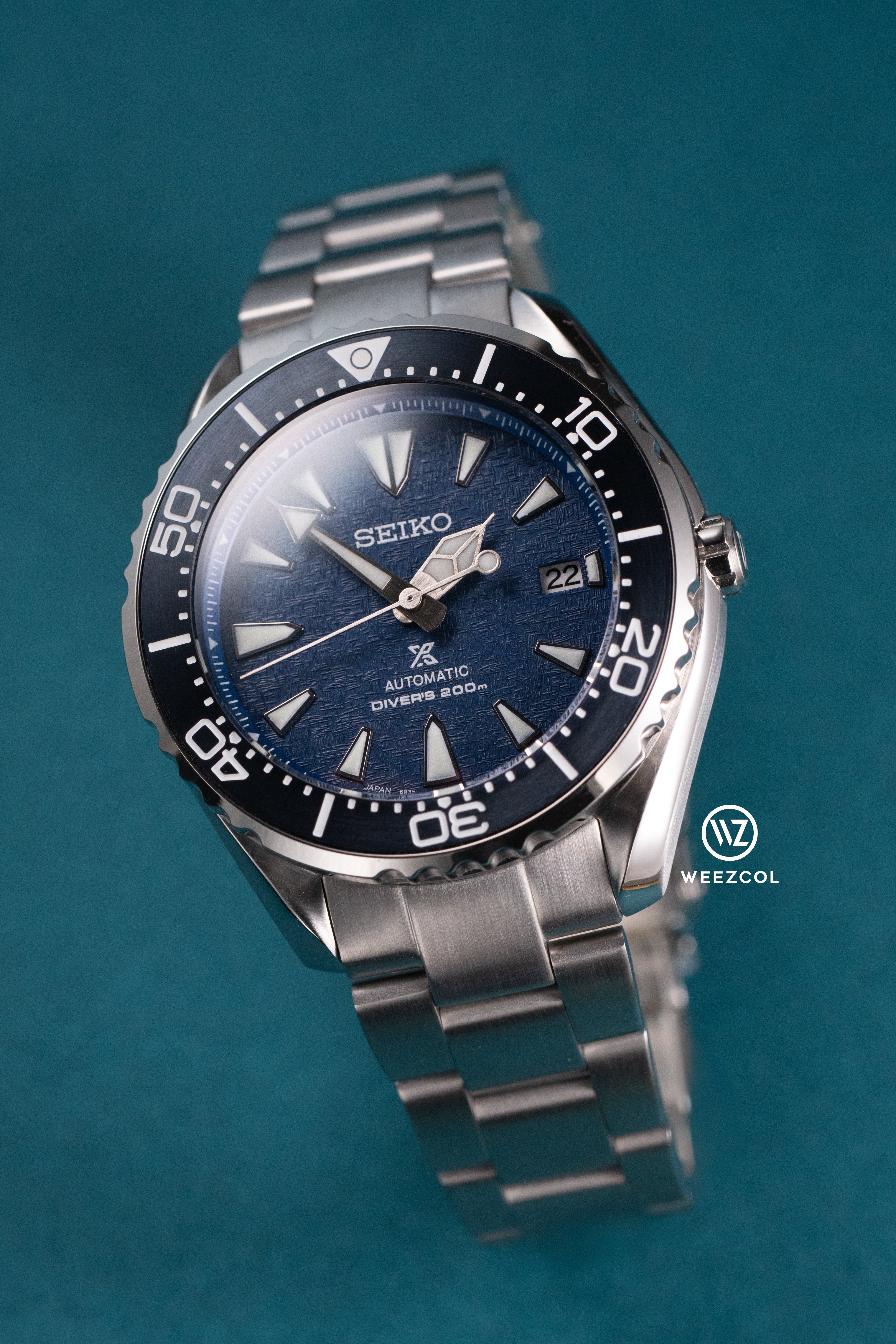 SPB357 Shogun: Seamaster in Brushed Silver