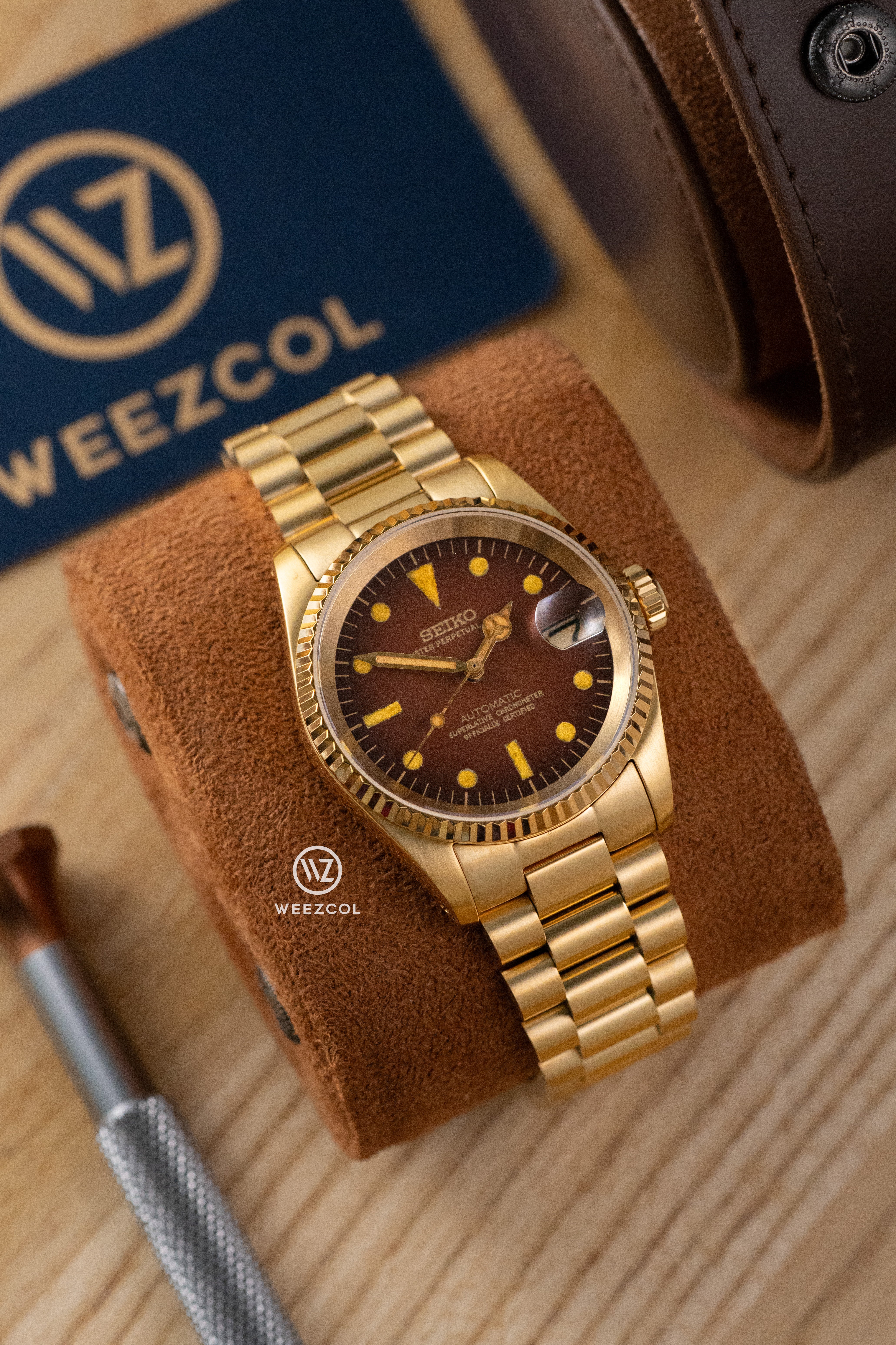 Seiko Tropical: Sun-Faded Gold Presidential