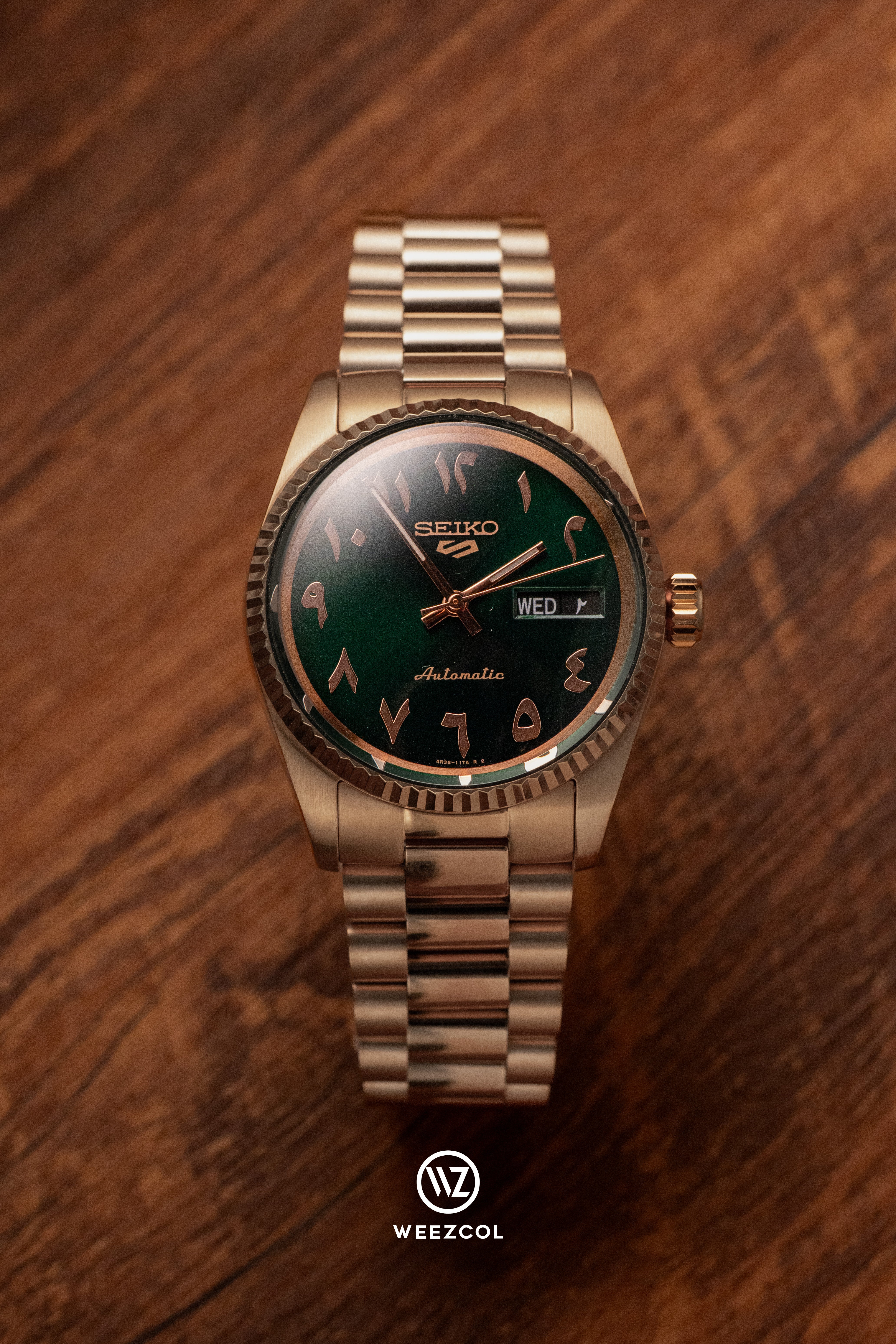 Seiko Arabic: SRPH49 in Fluted Case