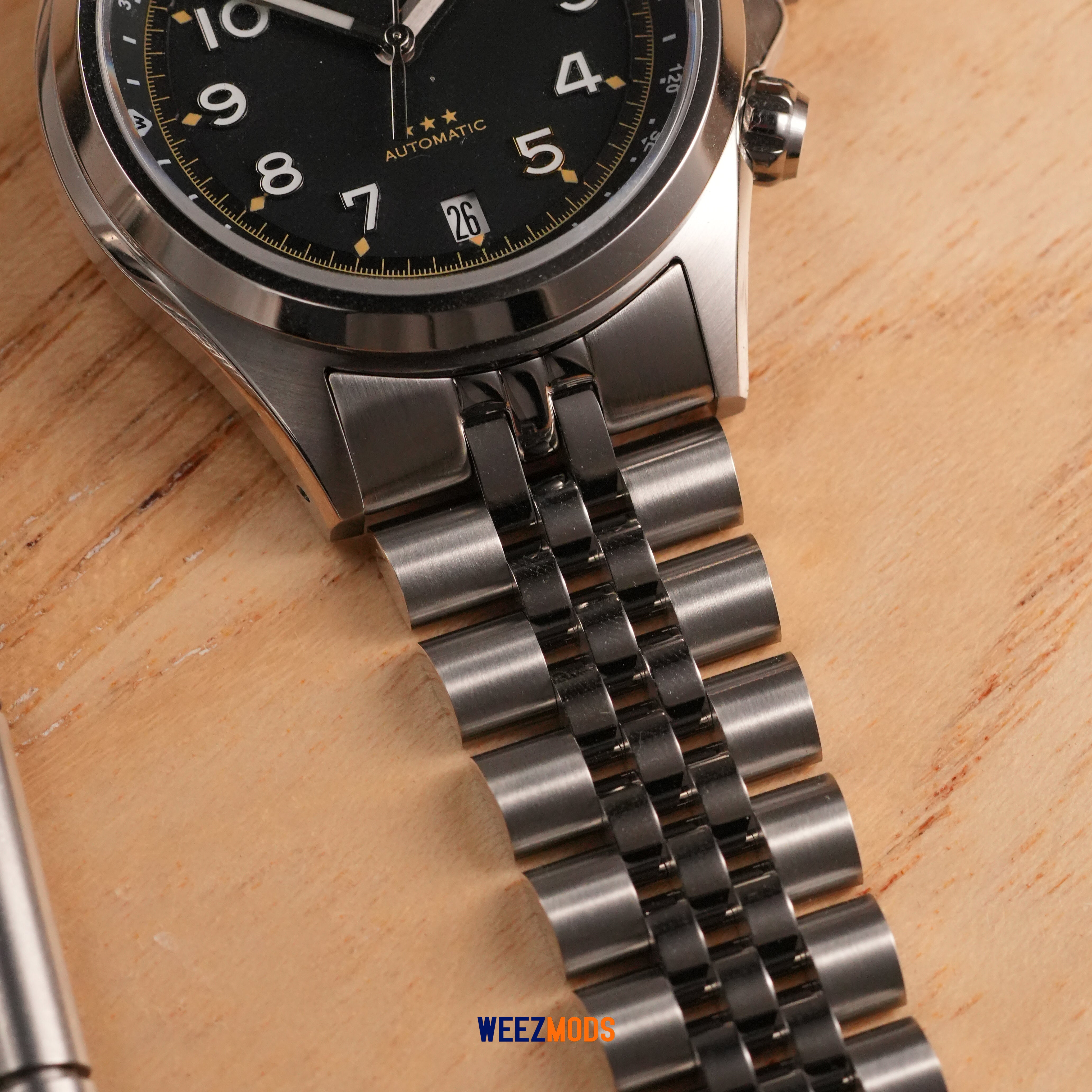 SARB Alpinist: Brushed Silver Jubilee Bracelet [Female Endlinks]