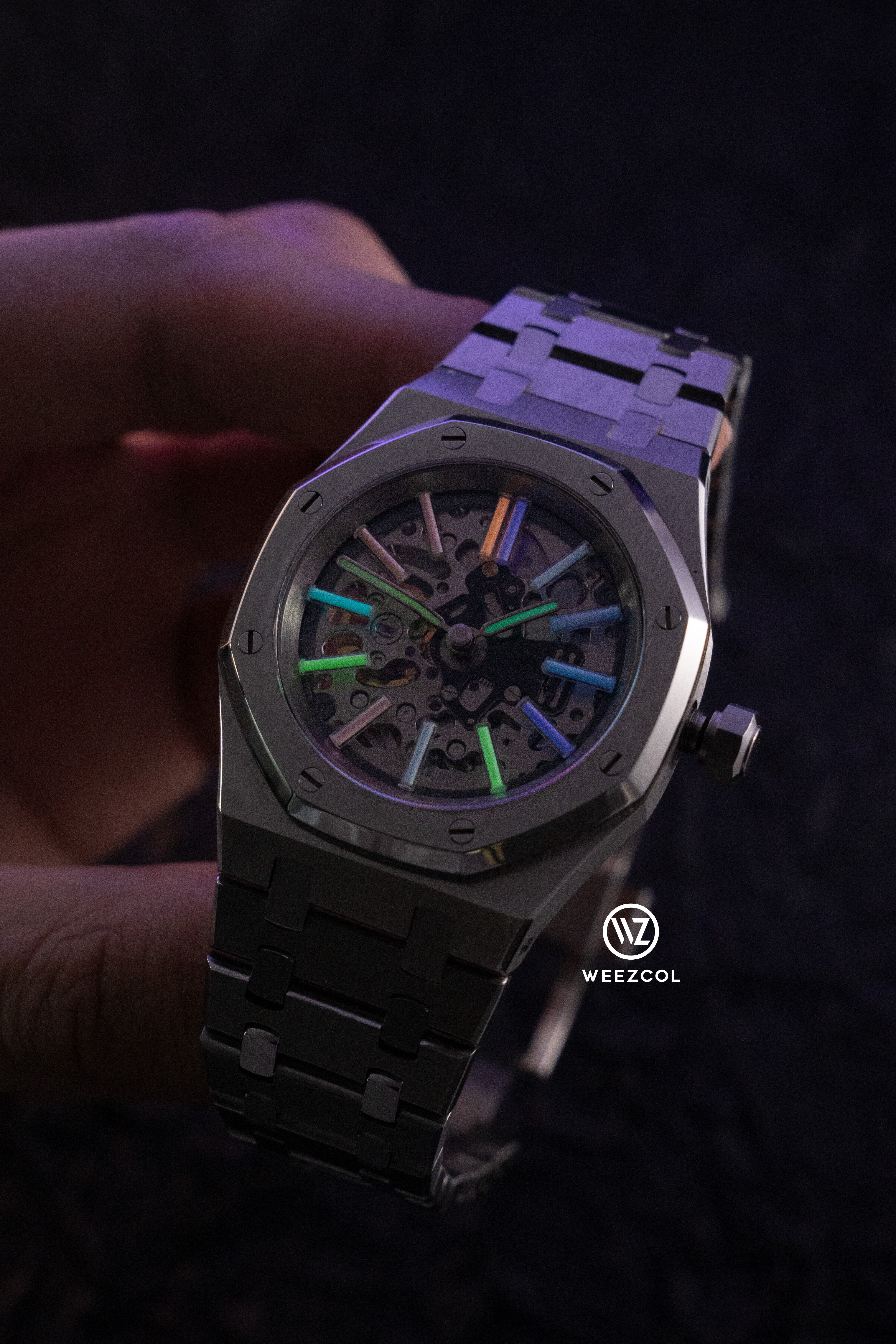 Royal Oak Sapphire: Brushed Silver