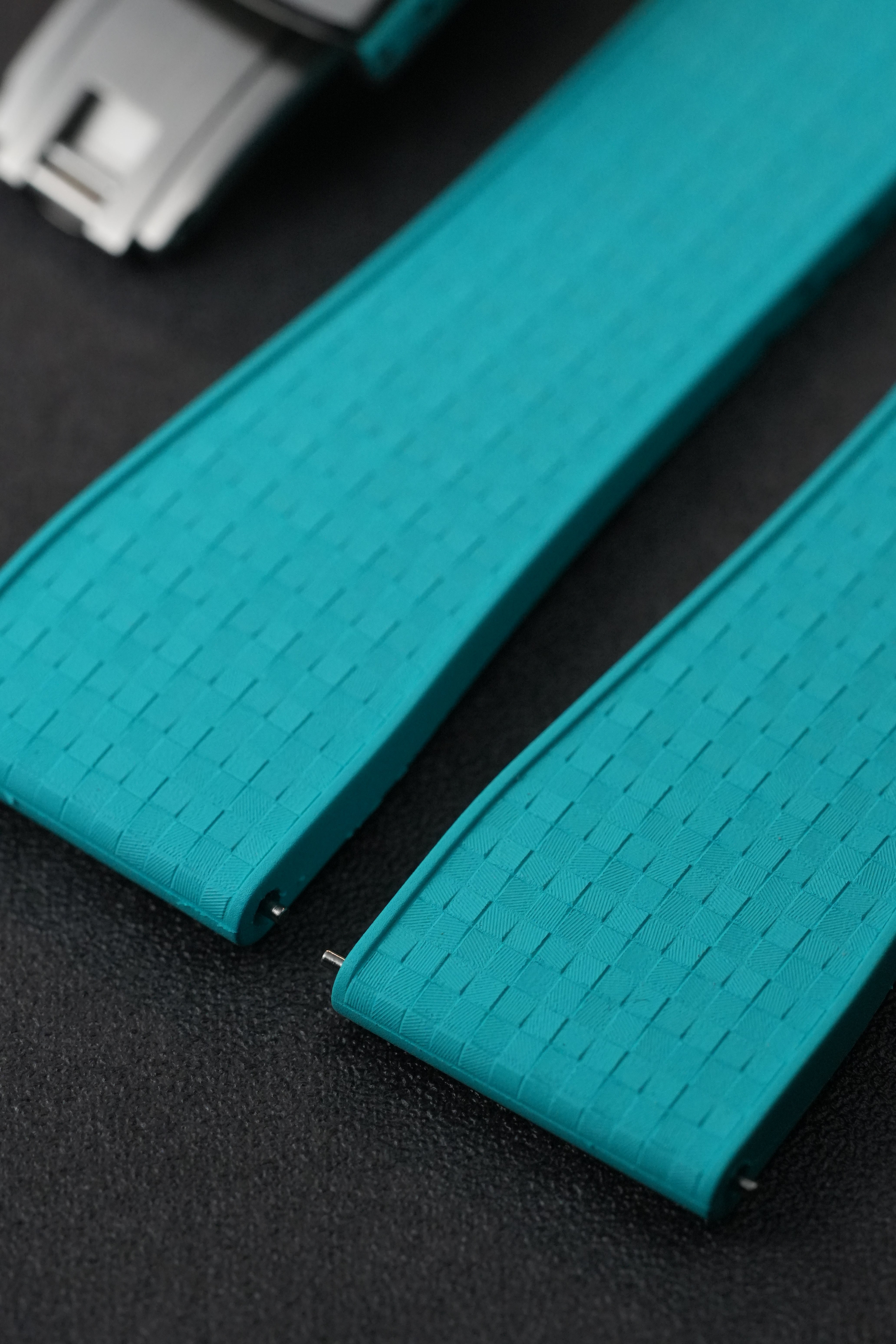 CTS FKM: Turquoise Mosaic Rubber Strap