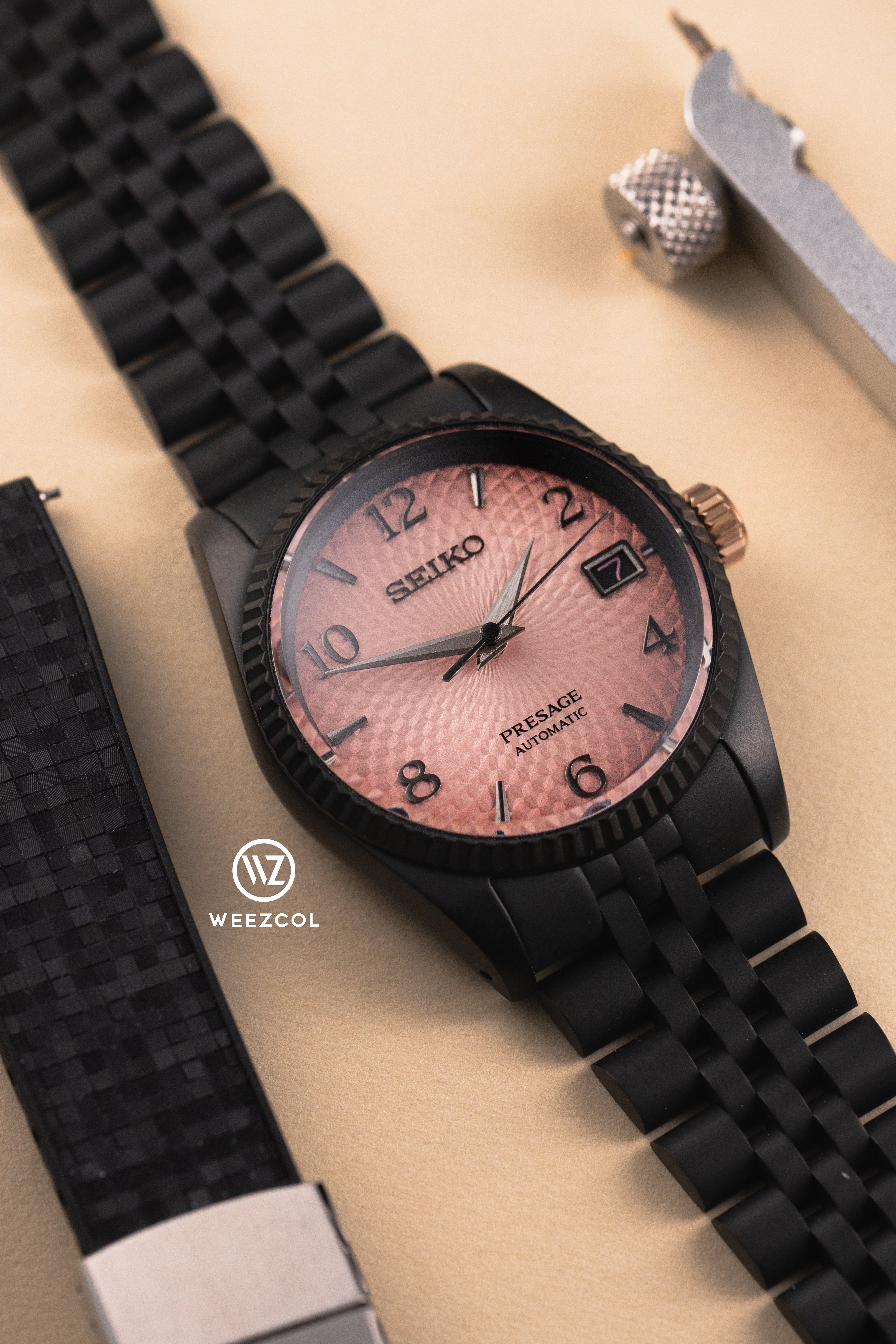 Seiko Tequila: SRPE47 in Matte Black