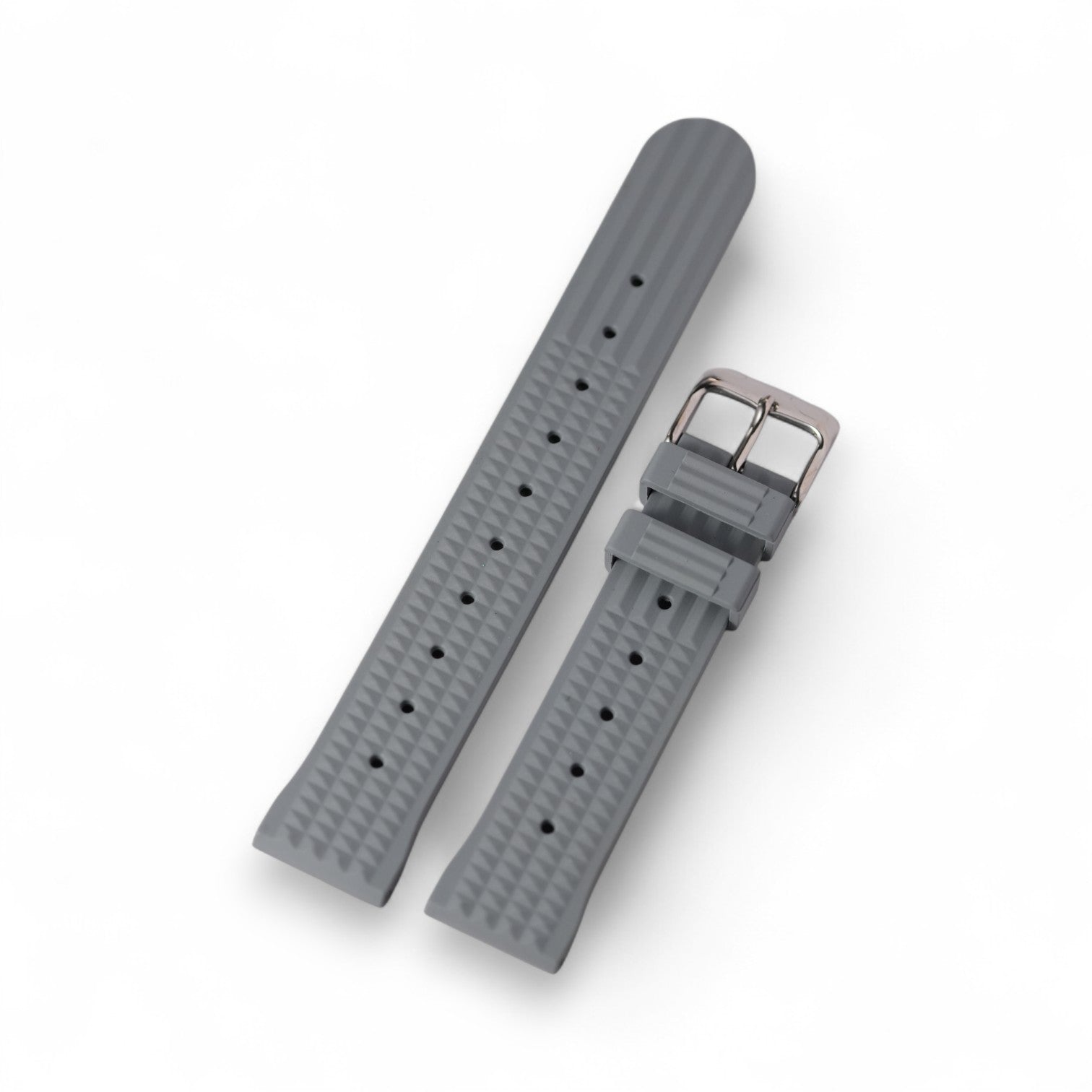 FKM: Grey Waffle Rubber Strap