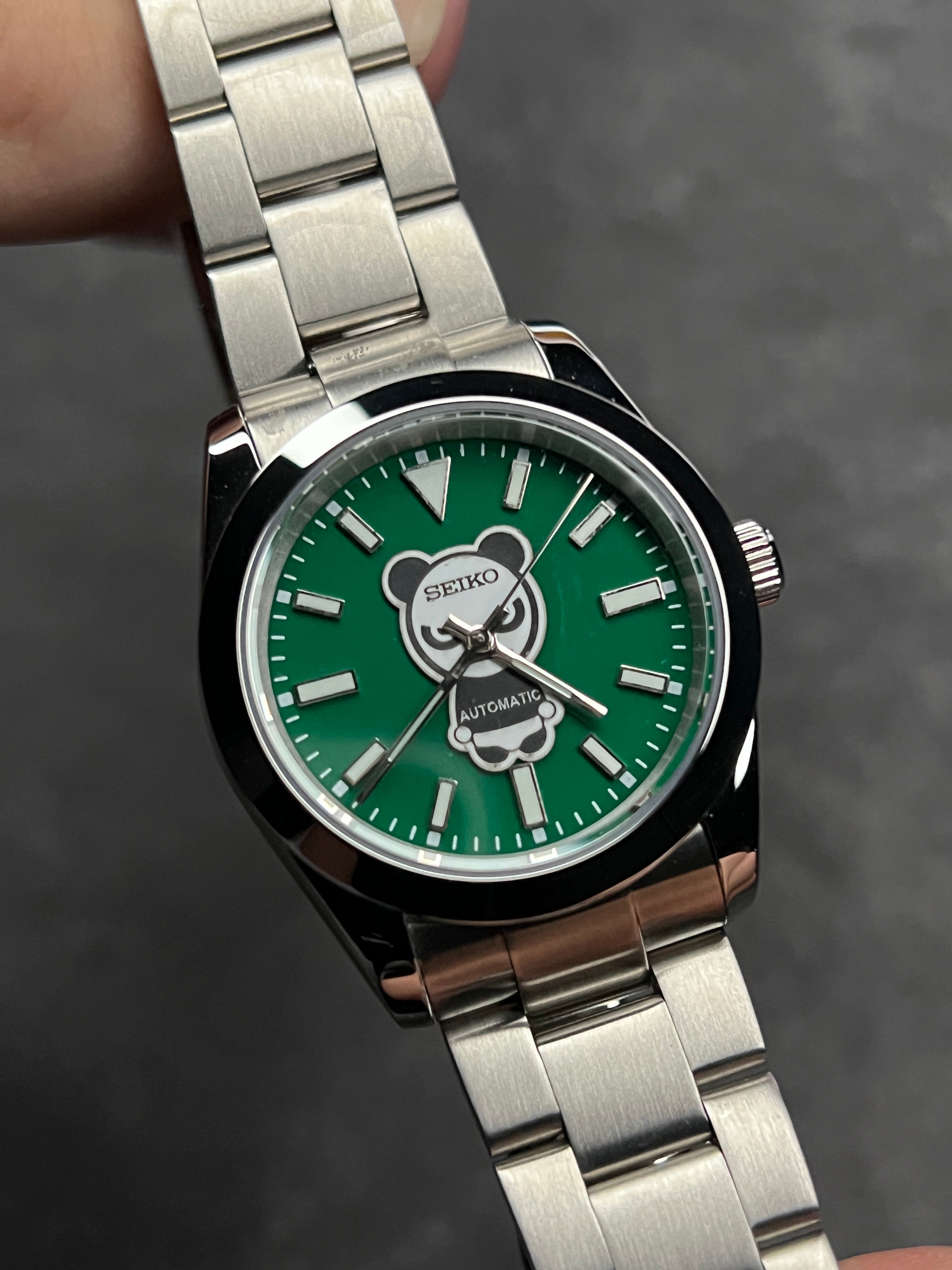 美品 腕時計 Seiko Wired beam panda Vintage Seiko Panda 90s With Red Details - Etsy